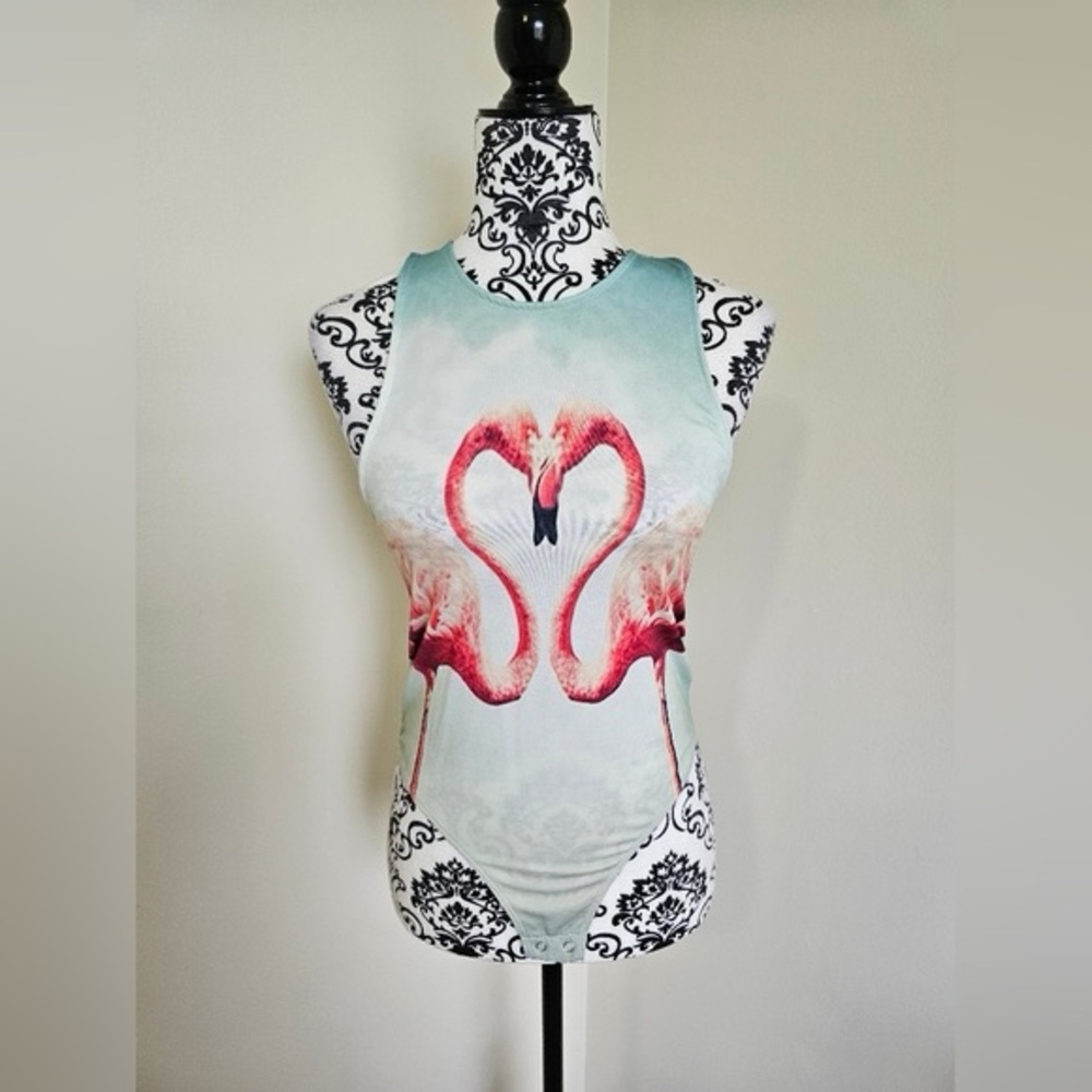 Flamingo Love Body Suit